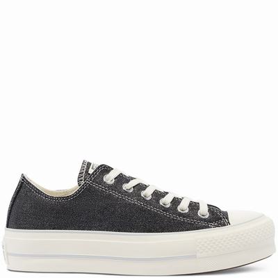 Női Converse Digital Powder Platform Chuck Taylor All Star Tornacipő CO7918432 Fekete/Bézs